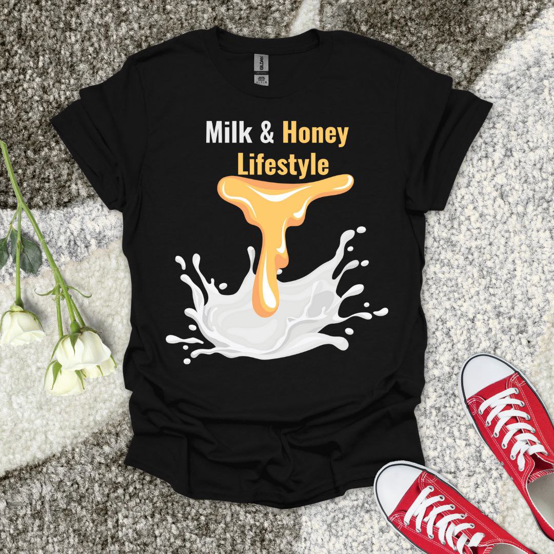 Milk and Honey - Christian T-Shirt – Faith Graphic Tee