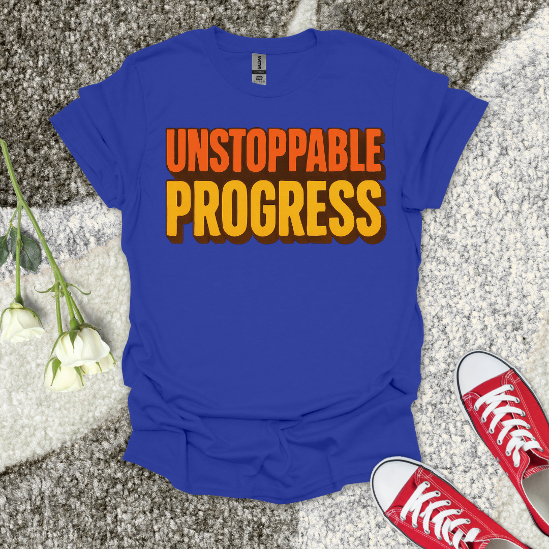 Unstoppable Progress 2 Christian T-Shirt – Faith Graphic Tee