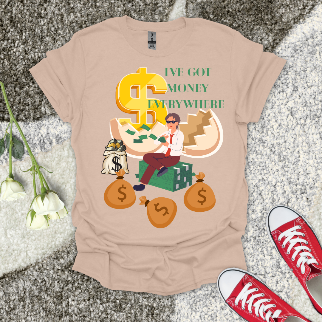 Money Everywhere - Christian T-Shirt – Faith Graphic Tee