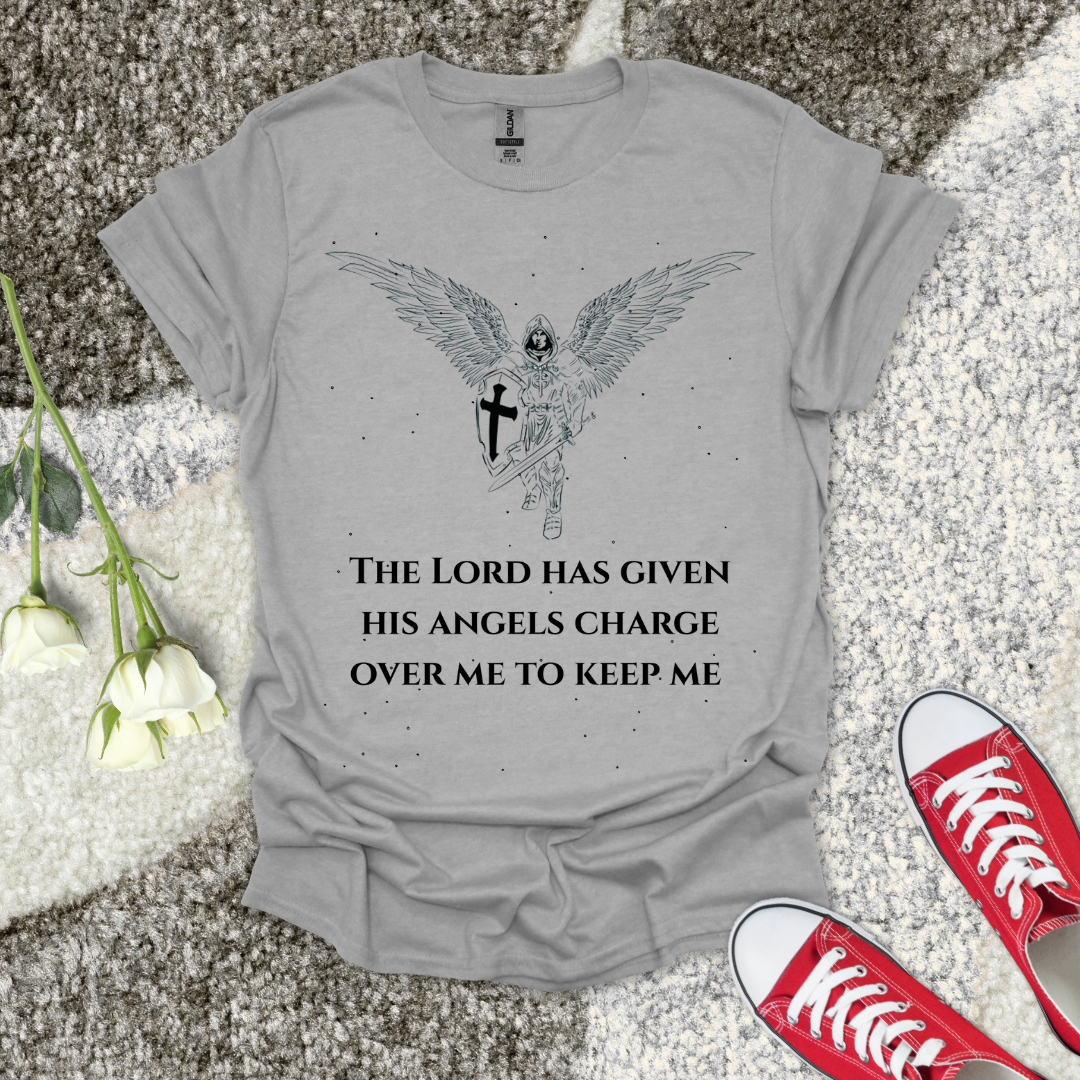 Angels Cover Me - Christian T-Shirt – Faith Graphic Tee
