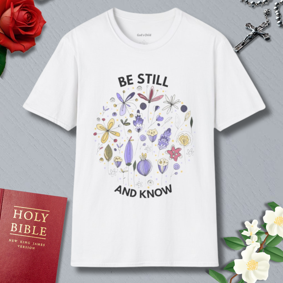 Be Still And Know - Christian T-Shirt β Faith Graphic Tee