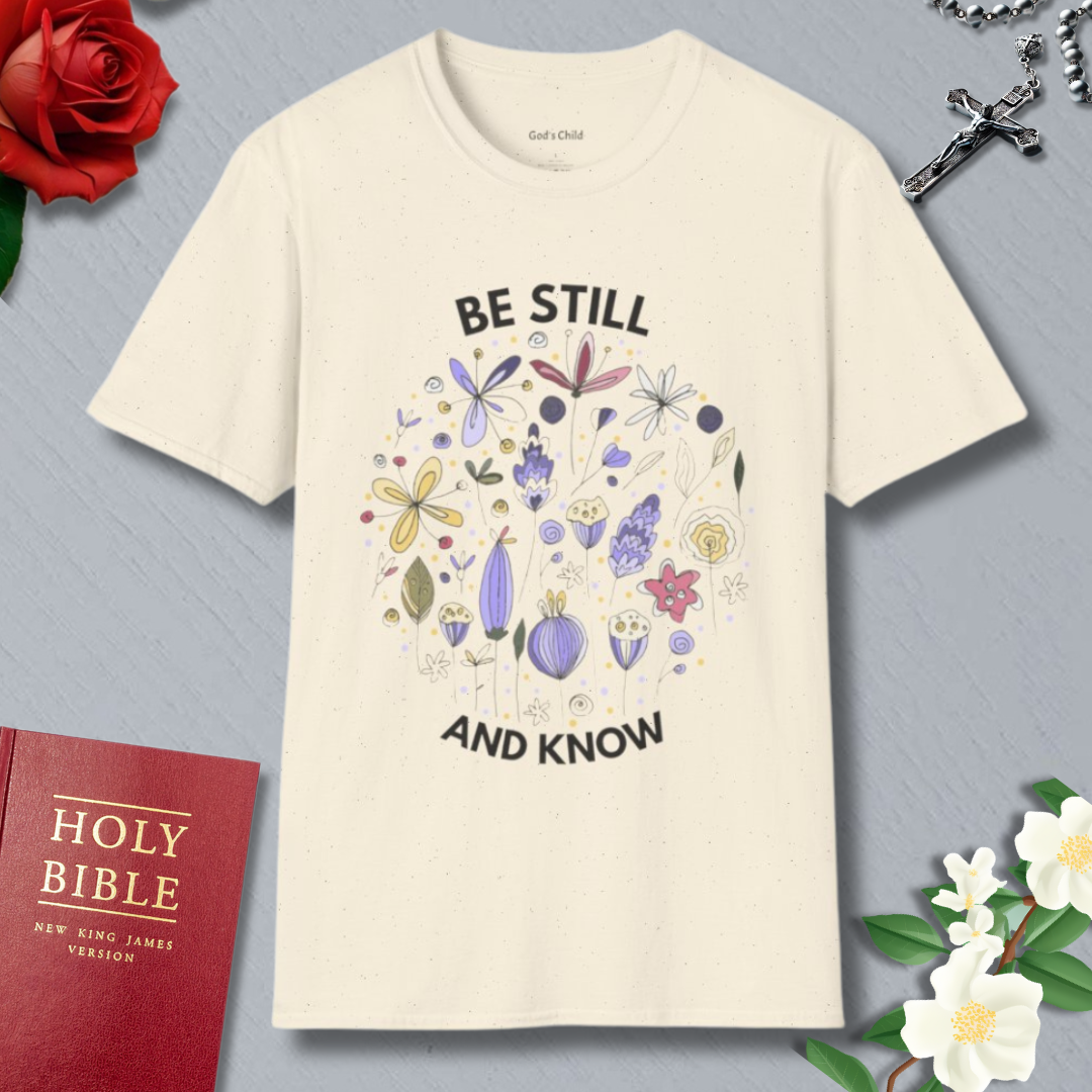 Be Still And Know - Christian T-Shirt β Faith Graphic Tee