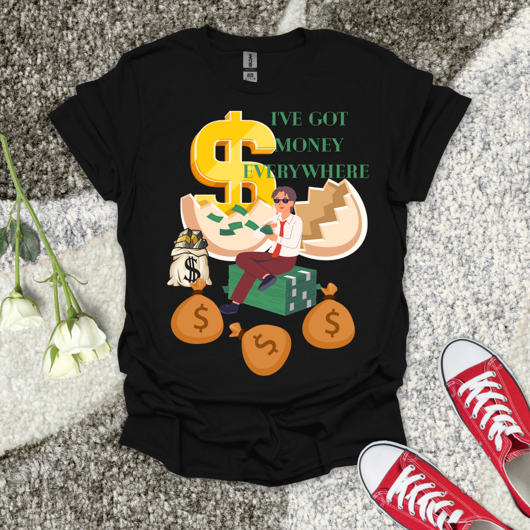 Money Everywhere - Christian T-Shirt – Faith Graphic Tee