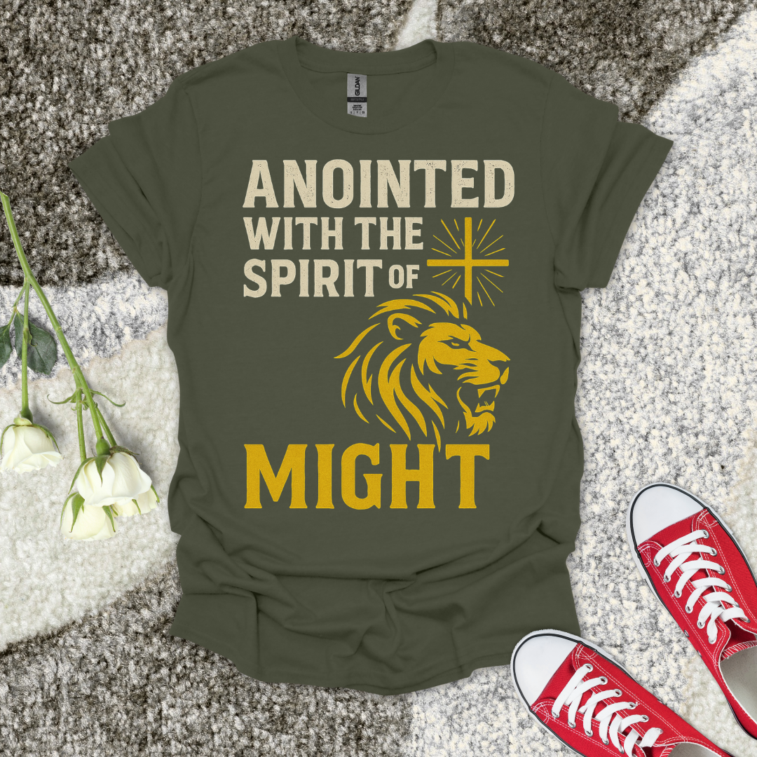 The Spirit of Might - Christian T-Shirt – Faith Graphic Tee