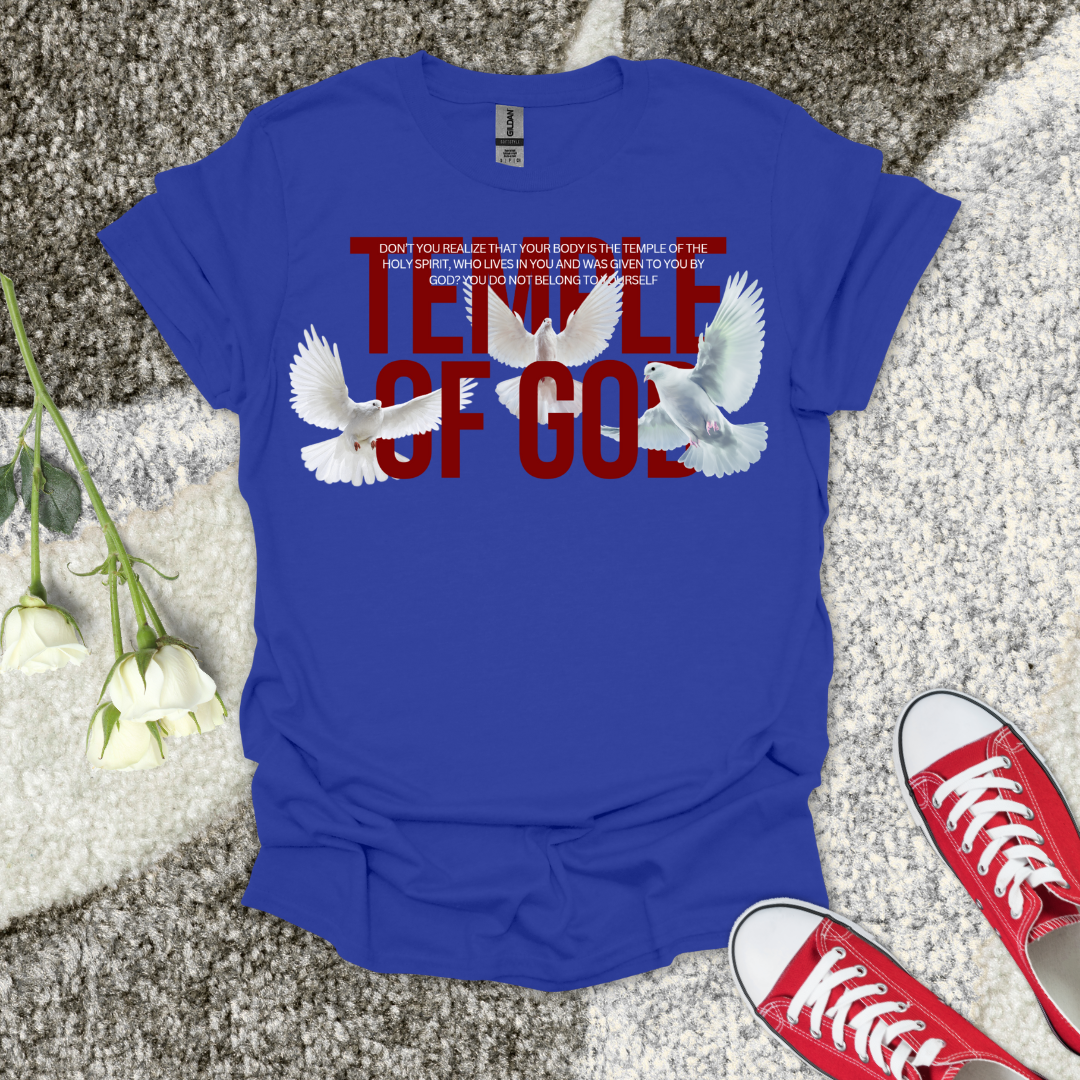 Temple of God - Christian T-Shirt – Faith Graphic Tee