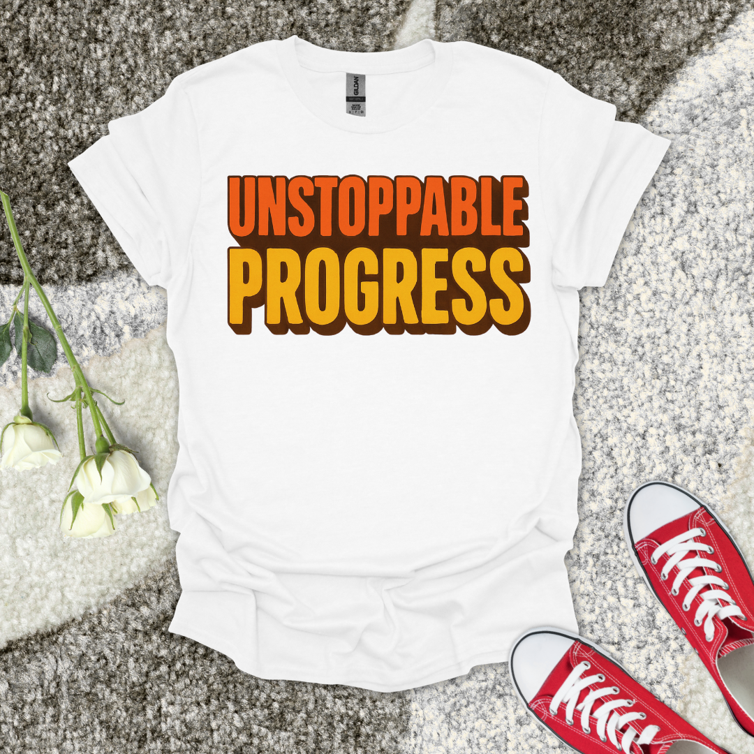 Unstoppable Progress 2 Christian T-Shirt – Faith Graphic Tee