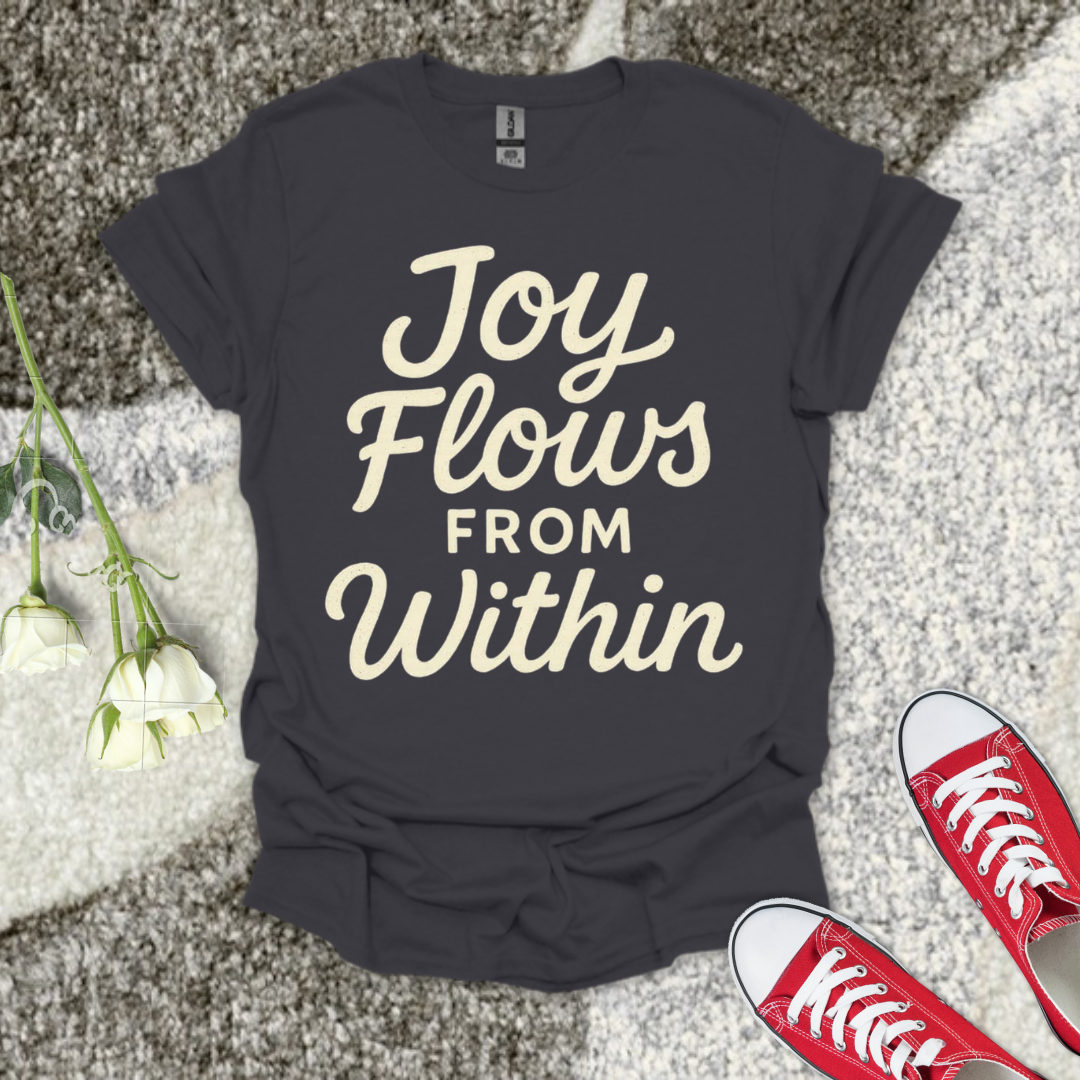 Joy Flows From Within Christian T-Shirt – Faith Graphic Tee