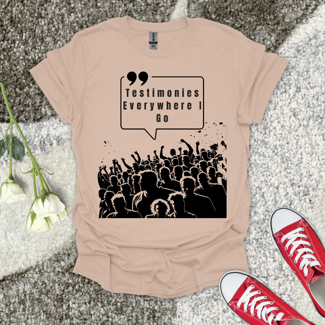 Testimonies - Christian T-Shirt – Faith Graphic Tee