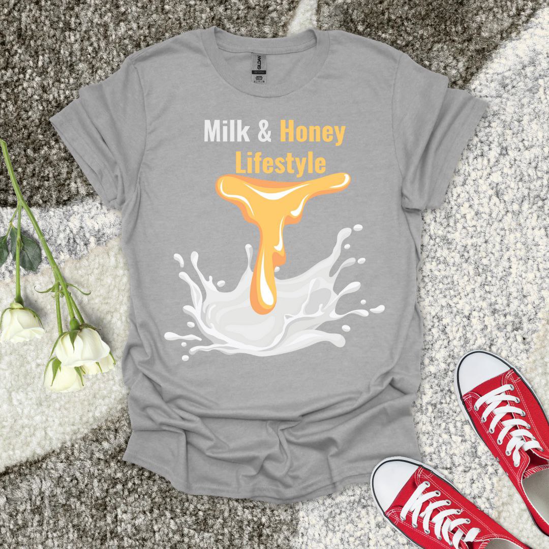 Milk and Honey - Christian T-Shirt – Faith Graphic Tee