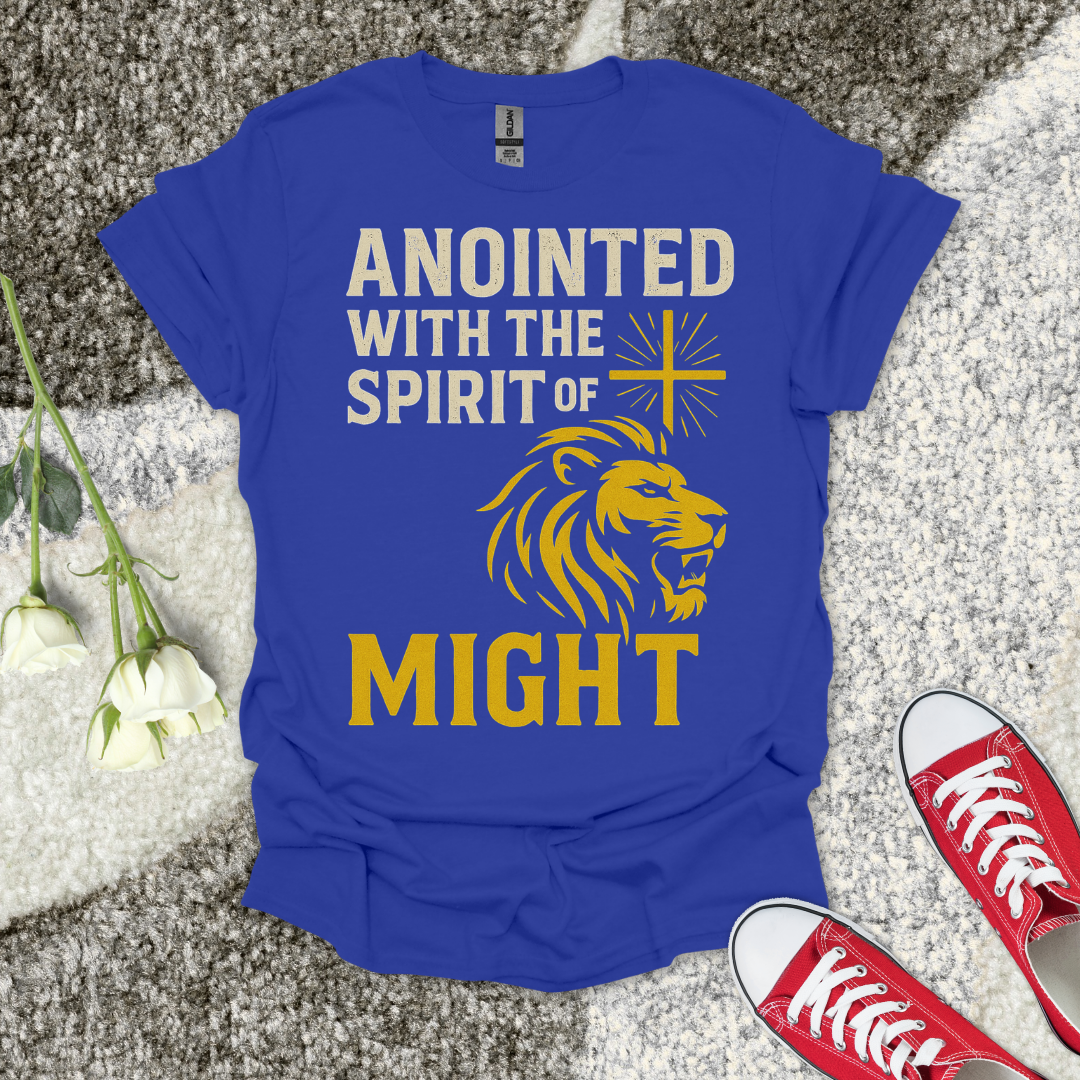 The Spirit of Might - Christian T-Shirt – Faith Graphic Tee