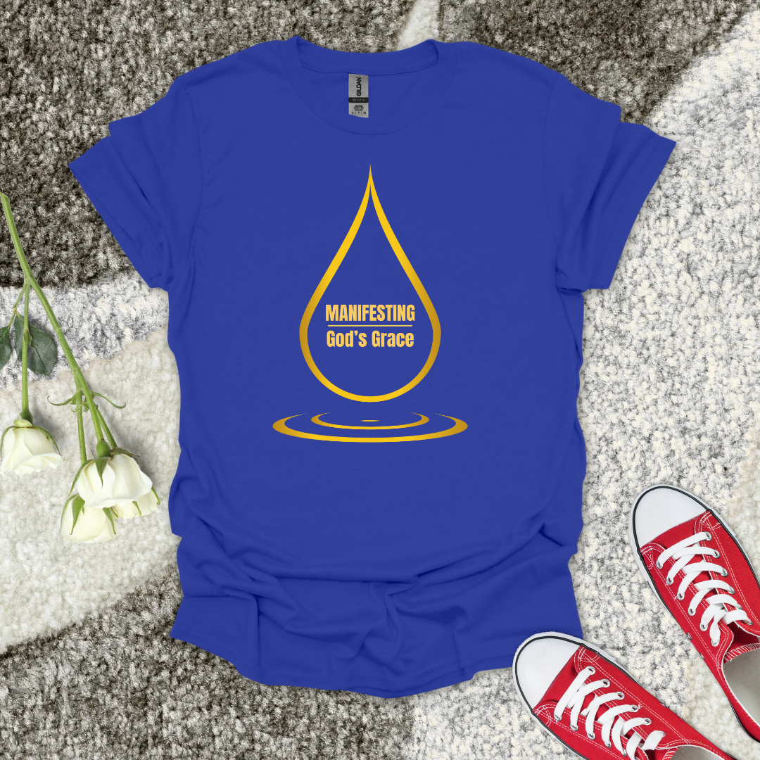 Manifesting God's grace - Christian T-Shirt – Faith Graphic Tee