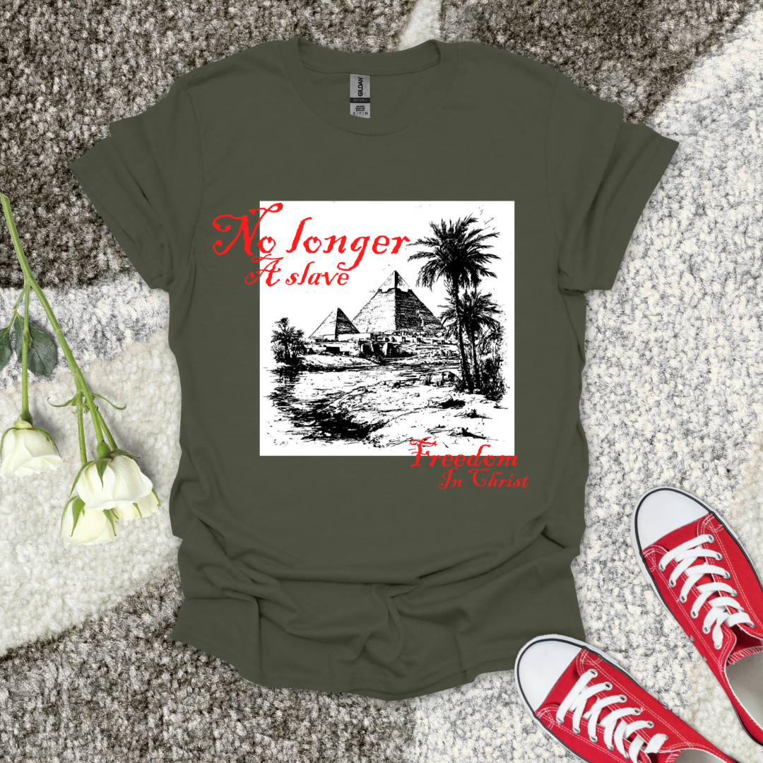No Longer A Slave To Fear Christian T-Shirt – Faith Graphic Tee