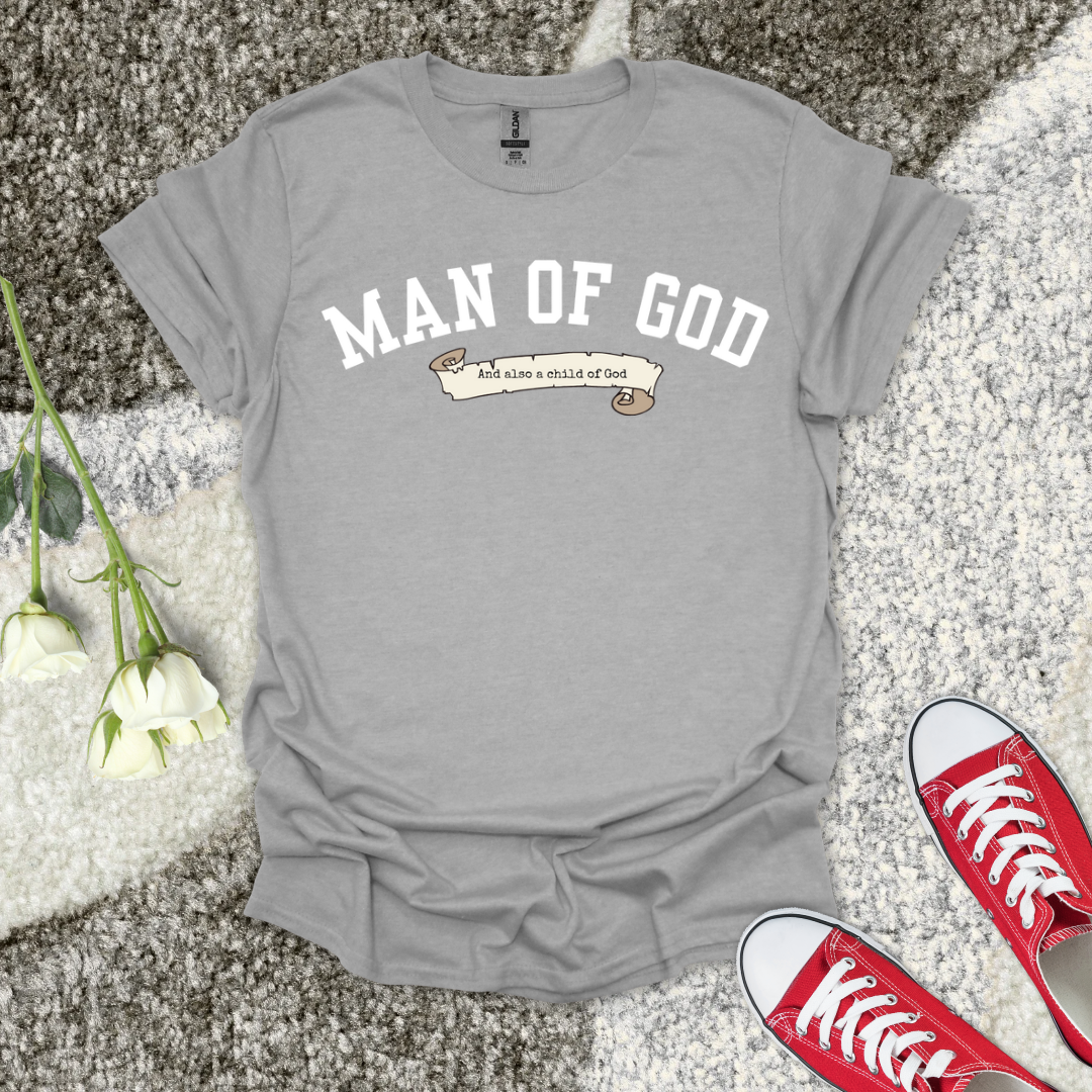 Man of God – Christian Father’s Day T‑Shirt Gift