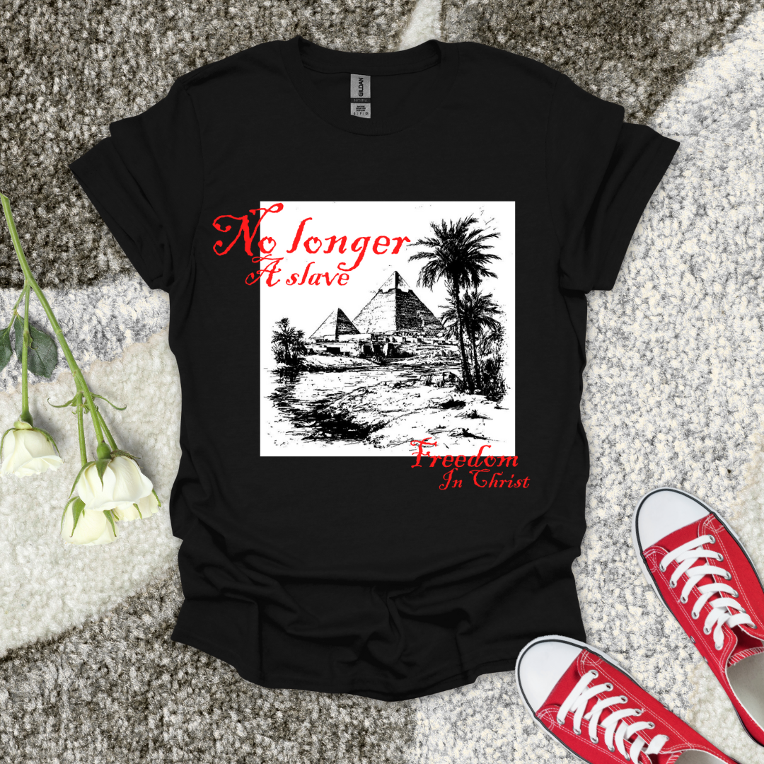 No Longer A Slave To Fear Christian T-Shirt – Faith Graphic Tee