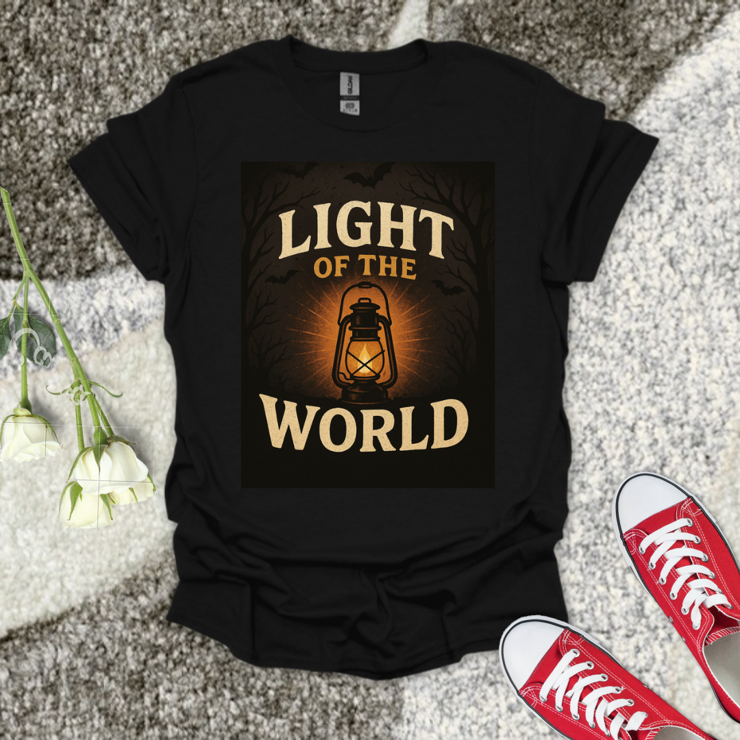 Light Of The World Christian T-Shirt – Faith Graphic Tee