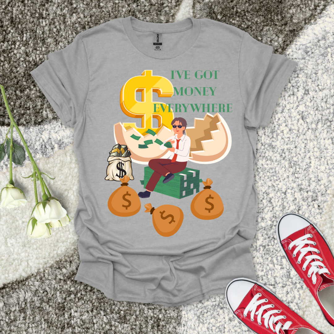 Money Everywhere - Christian T-Shirt – Faith Graphic Tee