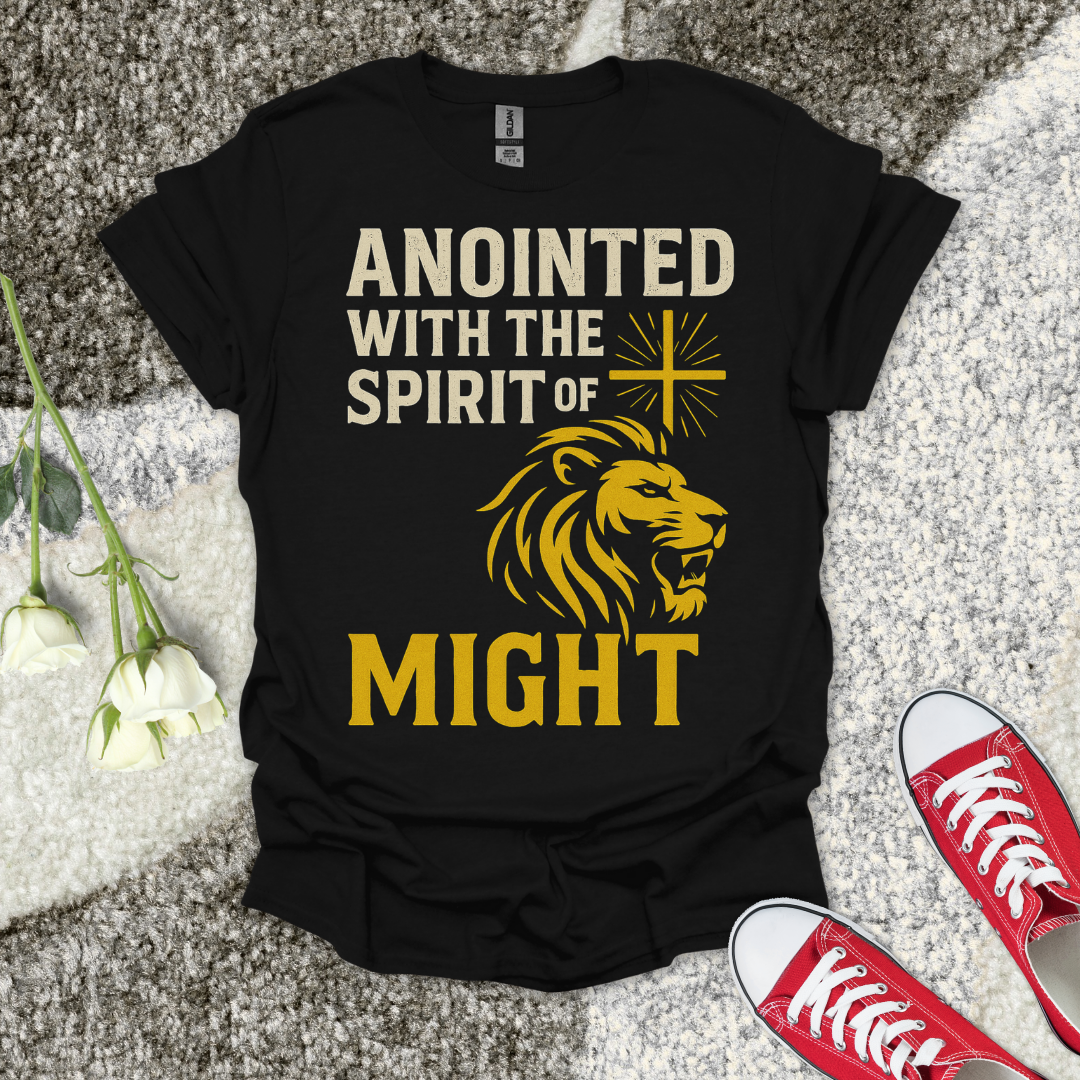 The Spirit of Might - Christian T-Shirt – Faith Graphic Tee