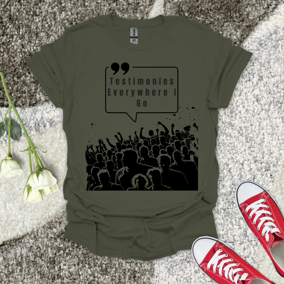Testimonies - Christian T-Shirt – Faith Graphic Tee