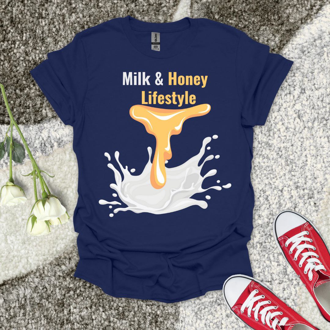 Milk and Honey - Christian T-Shirt – Faith Graphic Tee