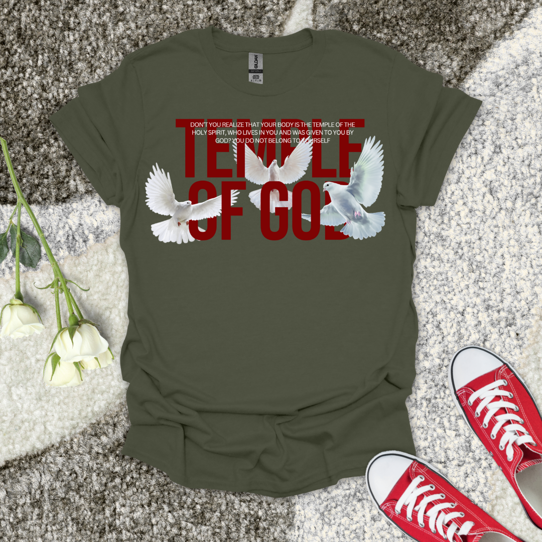 Temple of God - Christian T-Shirt – Faith Graphic Tee
