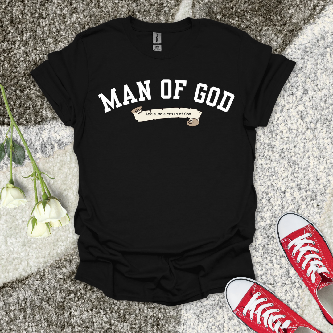 Man of God – Christian Father’s Day T‑Shirt Gift