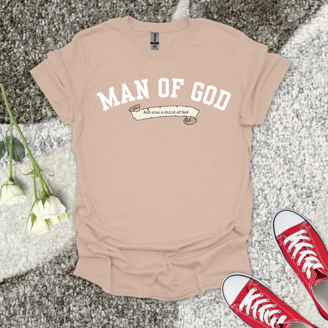 Man of God – Christian Father’s Day T‑Shirt Gift