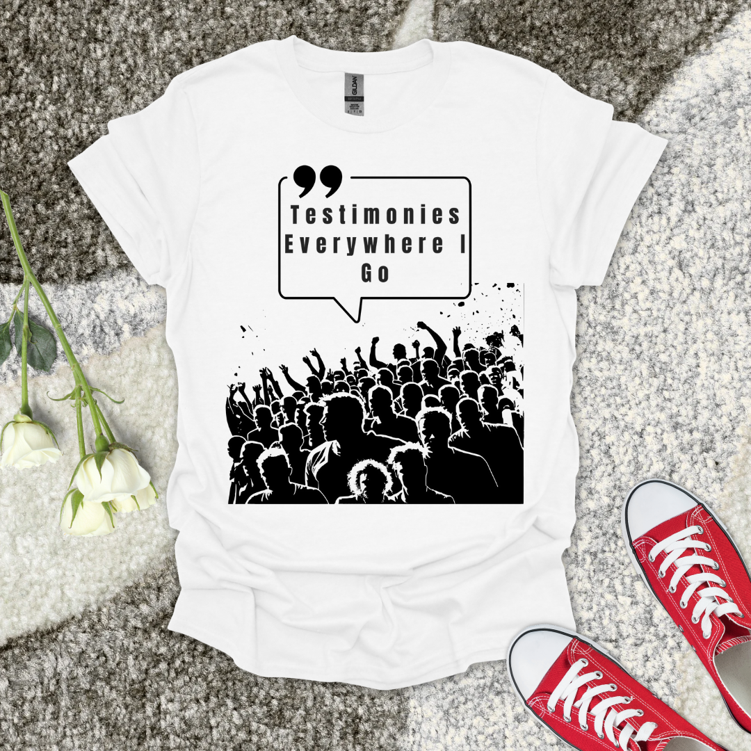 Testimonies - Christian T-Shirt – Faith Graphic Tee