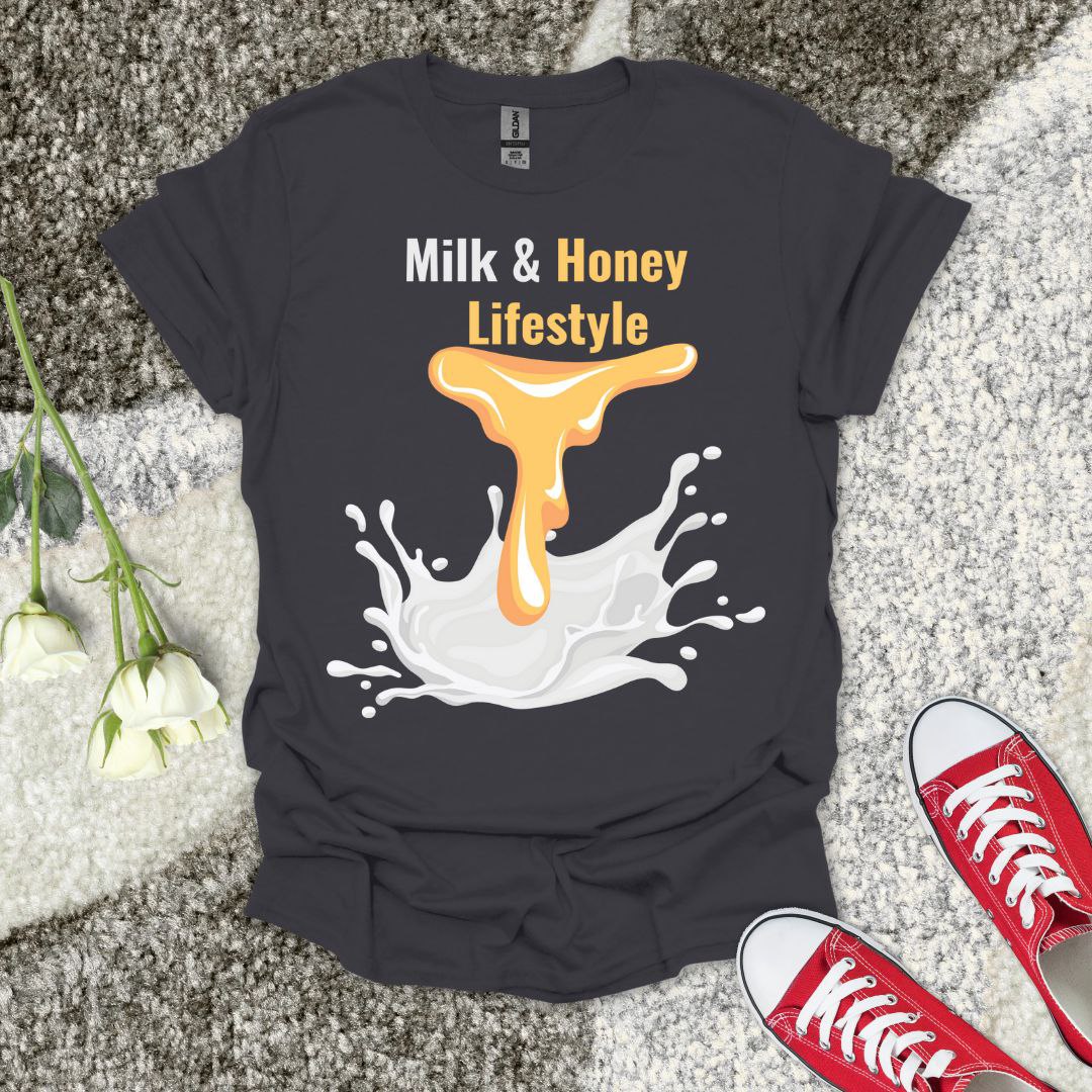 Milk and Honey - Christian T-Shirt – Faith Graphic Tee