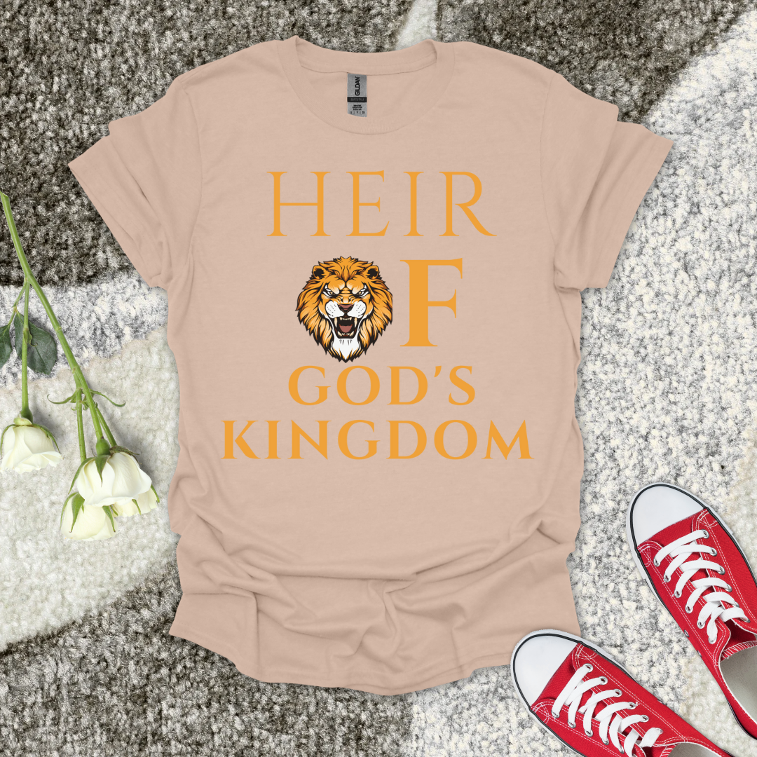 Heir of God's Kingdom - Christian T-Shirt – Faith Graphic Tee
