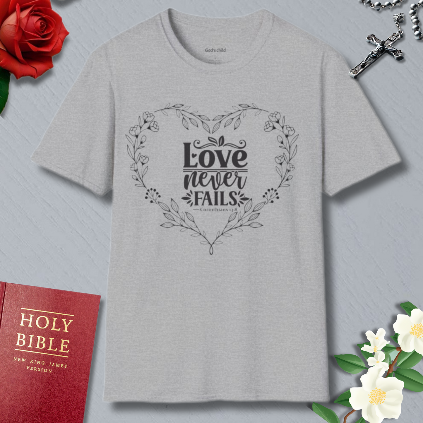 Love Never Fails T-shirt