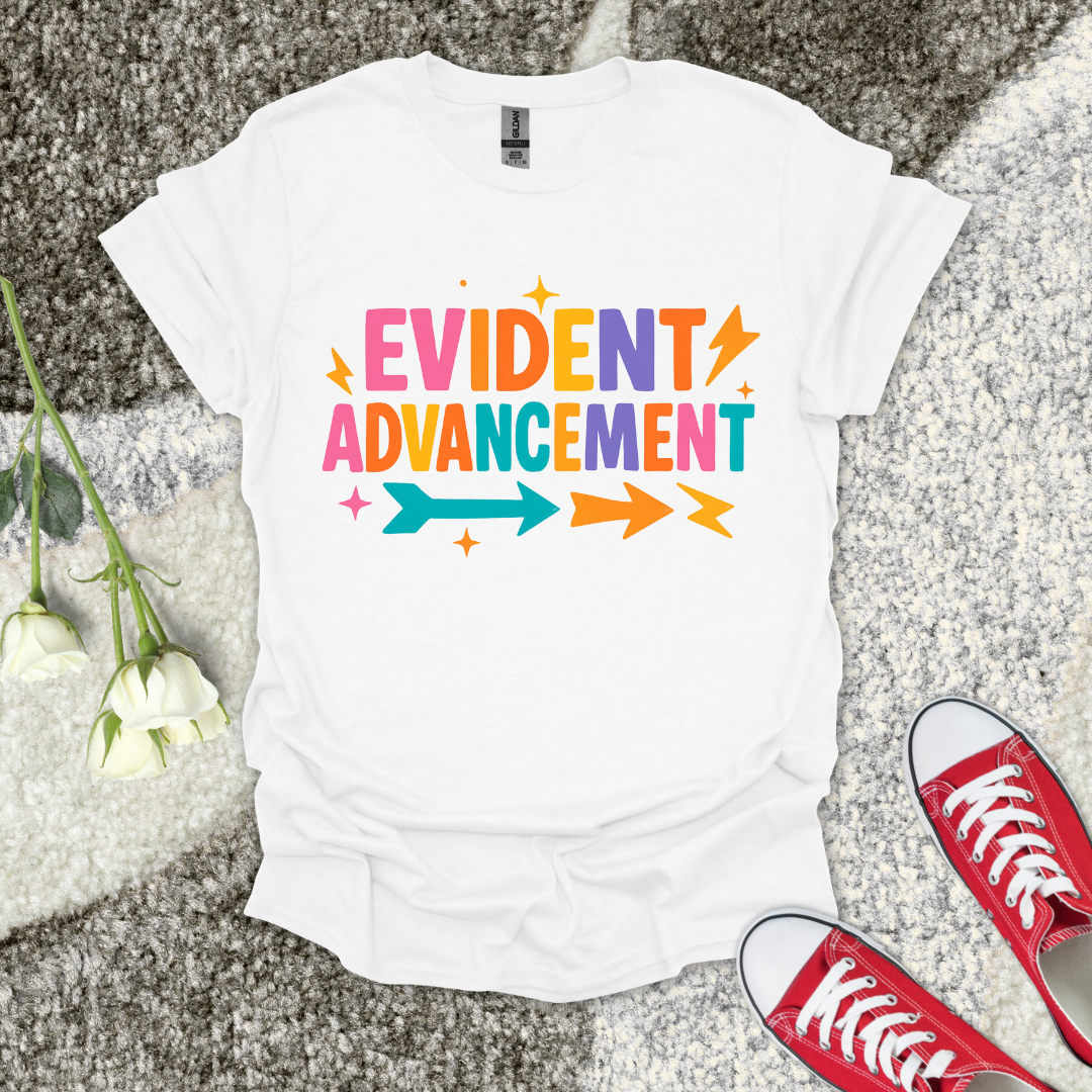 Evident Advancement Christian T-Shirt – Faith Graphic Tee