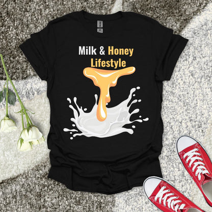Milk and Honey - Christian T-Shirt – Faith Graphic Tee
