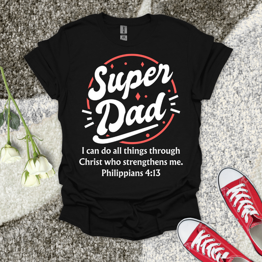 Super Dad – Christian Father’s Day T‑Shirt Gift