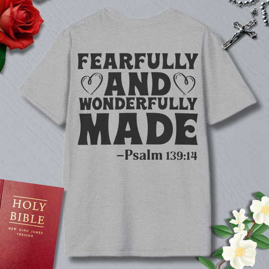 FEARFULLY AND WONDERFULLY MADE 5 T-shirt