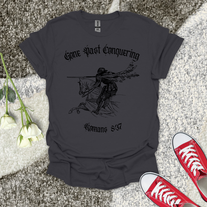 Gone Past Conquering - Christian T-Shirt – Faith Graphic Tee