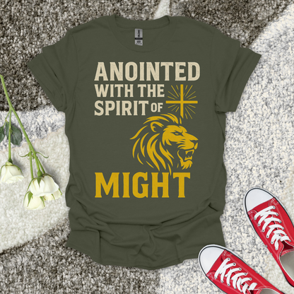 The Spirit of Might - Christian T-Shirt – Faith Graphic Tee