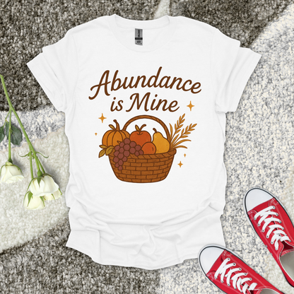 Abundance is Mine Christian T-Shirt – Faith Graphic Tee
