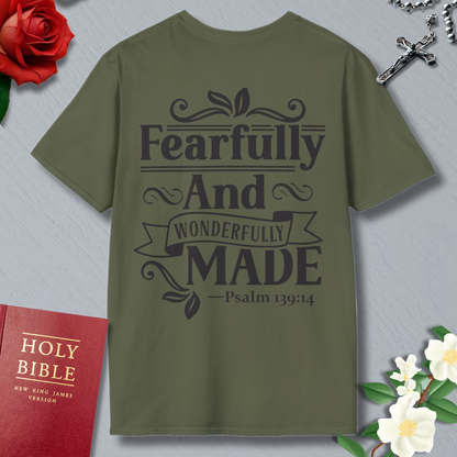 FEARFULLY AND WONDERFULLY MADE 4 T-shirt