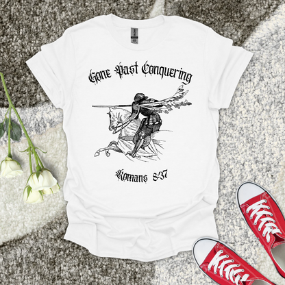 Gone Past Conquering - Christian T-Shirt – Faith Graphic Tee
