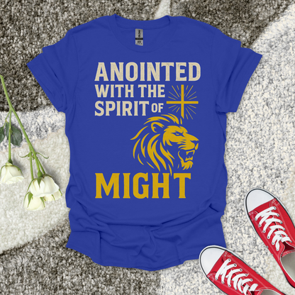 The Spirit of Might - Christian T-Shirt – Faith Graphic Tee