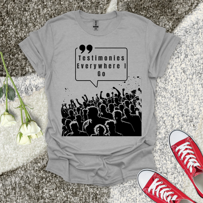 Testimonies - Christian T-Shirt – Faith Graphic Tee