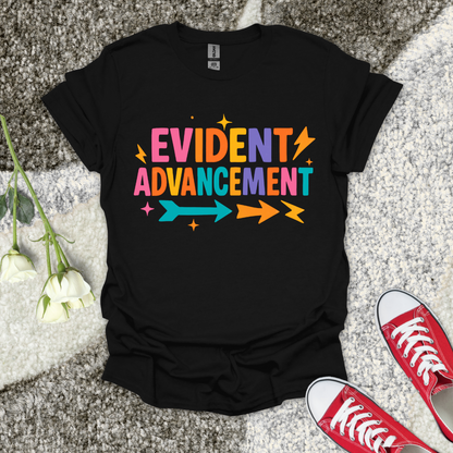 Evident Advancement Christian T-Shirt – Faith Graphic Tee