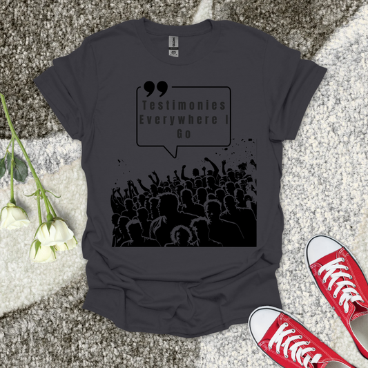 Testimonies - Christian T-Shirt – Faith Graphic Tee