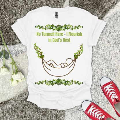 I Flourish in God's Rest - Christian T-Shirt – Faith Graphic Tee