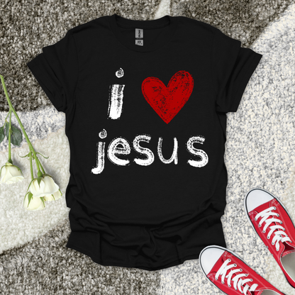 I love Jesus Christian T-Shirt – Faith Graphic Tee