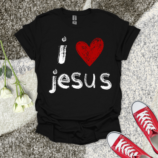 I love Jesus Christian T-Shirt – Faith Graphic Tee