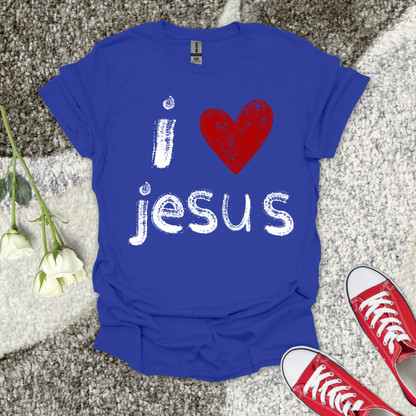 I love Jesus Christian T-Shirt – Faith Graphic Tee