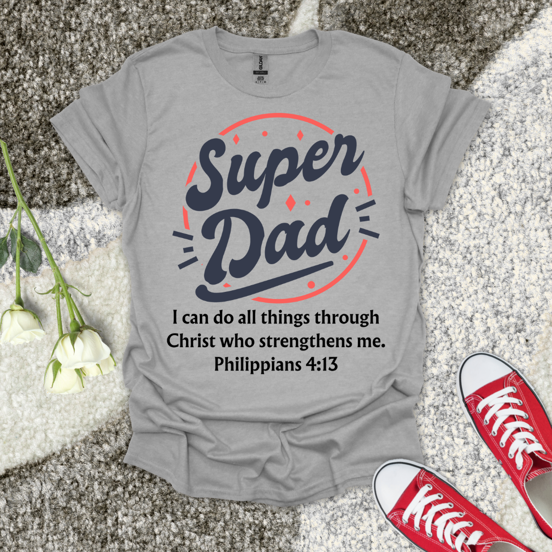 Super Dad – Christian Father’s Day T‑Shirt Gift