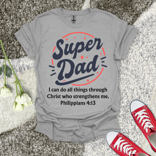 Super Dad – Christian Father’s Day T‑Shirt Gift