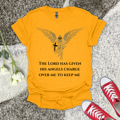 Angels Cover Me - Christian T-Shirt – Faith Graphic Tee